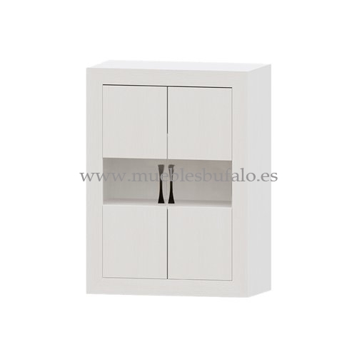 Sinfonier Blanco 5 cajones Niza tirador standar, 53x110x42 cm Blanco