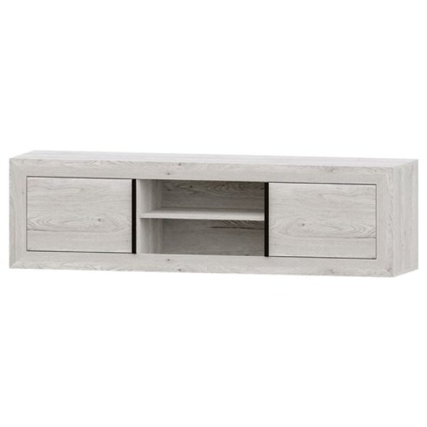 Armario 1 puerta abatible 2 cajones Blanco Niza tirador standar, 50x232x52  cm - Mueblam